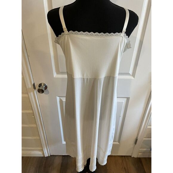 Vintage Shadowline Full Slip Nightgown Cottagecore Babydoll Dress 38 Tall USA - Picture 4 of 9